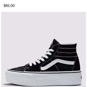 Vans Women's Black High-Top Sneakers